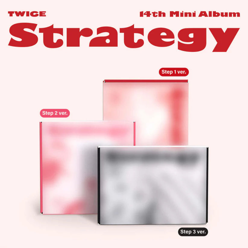 TWICE - 14TH MINI ALBUM [STRATEGY] (3 VERSIONS) RANDOM