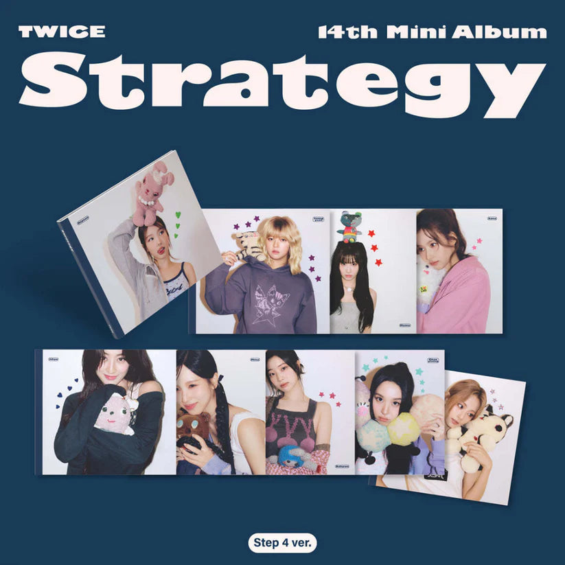 TWICE - 14TH MINI ALBUM [STRATEGY] (STEP4 VER.) (9 VERSIONS) RANDOM