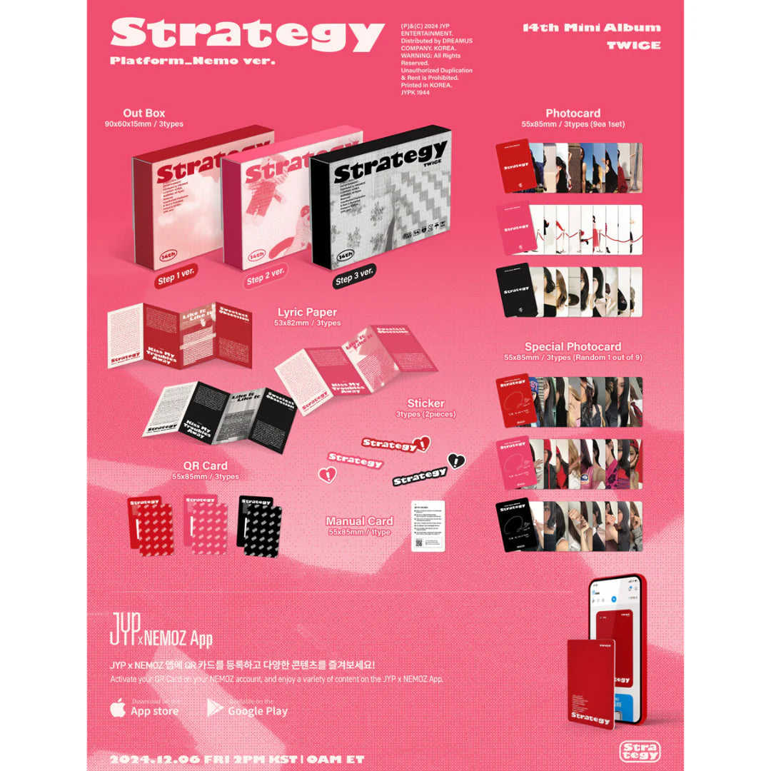 TWICE - [STRATEGY] (14TH MINI ALBUM) (PLATFORM NEMO VER.)