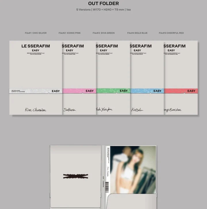 LE SSERAFIM - 3RD MINI ALBUM [EASY] (COMPACT VER.)