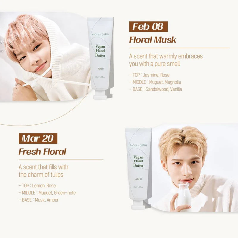 NACIFIC Vegan Hand Butter Set x Stray Kids Collaboration