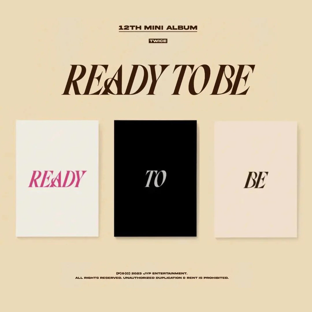 TWICE - READY TO BE (12TH MINI ALBUM)